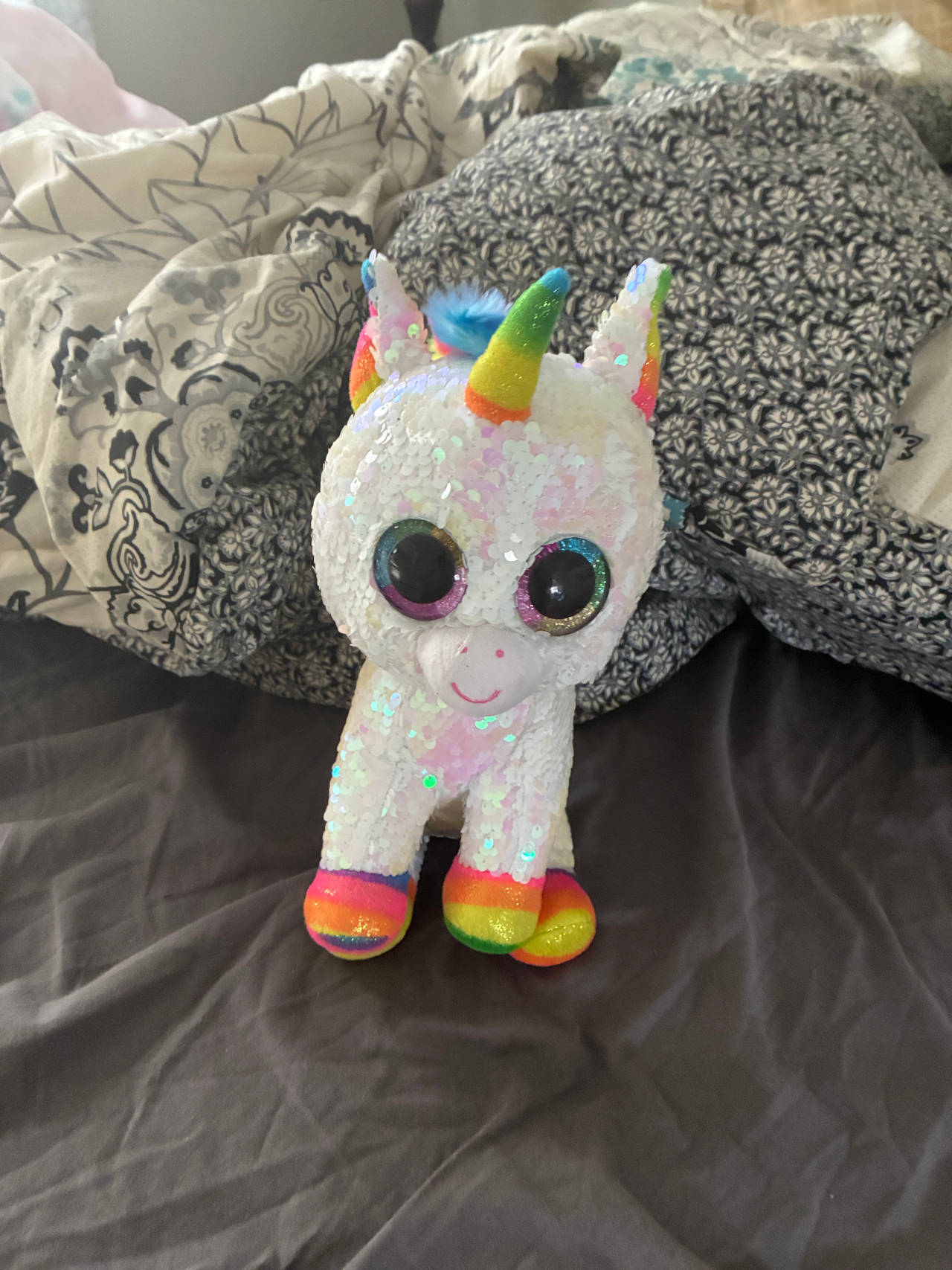 Ty Beanie Boos Flippables Pixy the Unicorn