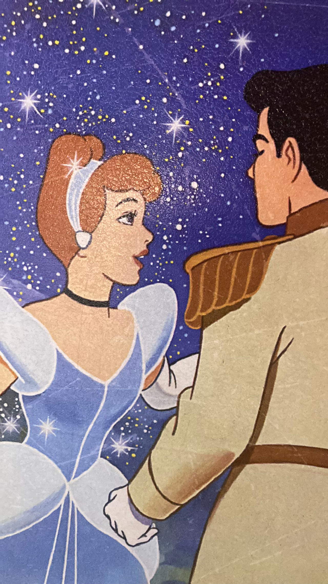 Vintage Disney Cinderella Poster and Figurine Set