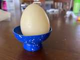 Vintage Hand Painted Egg Candle with Chicken and Stand - Image 3