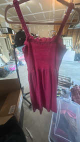 J.nna Smocked Pink Sundress - Image 2