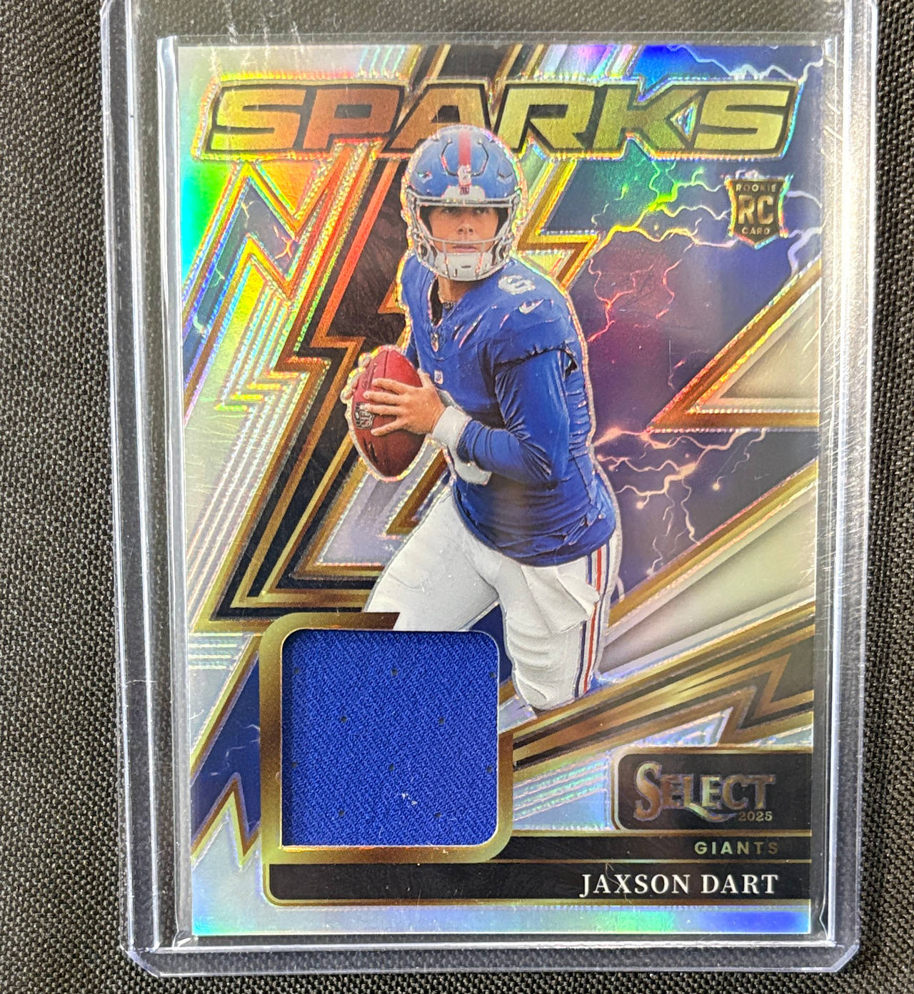 2025 Panini Select Sparks Jaxson Dart Jersey Card /149
