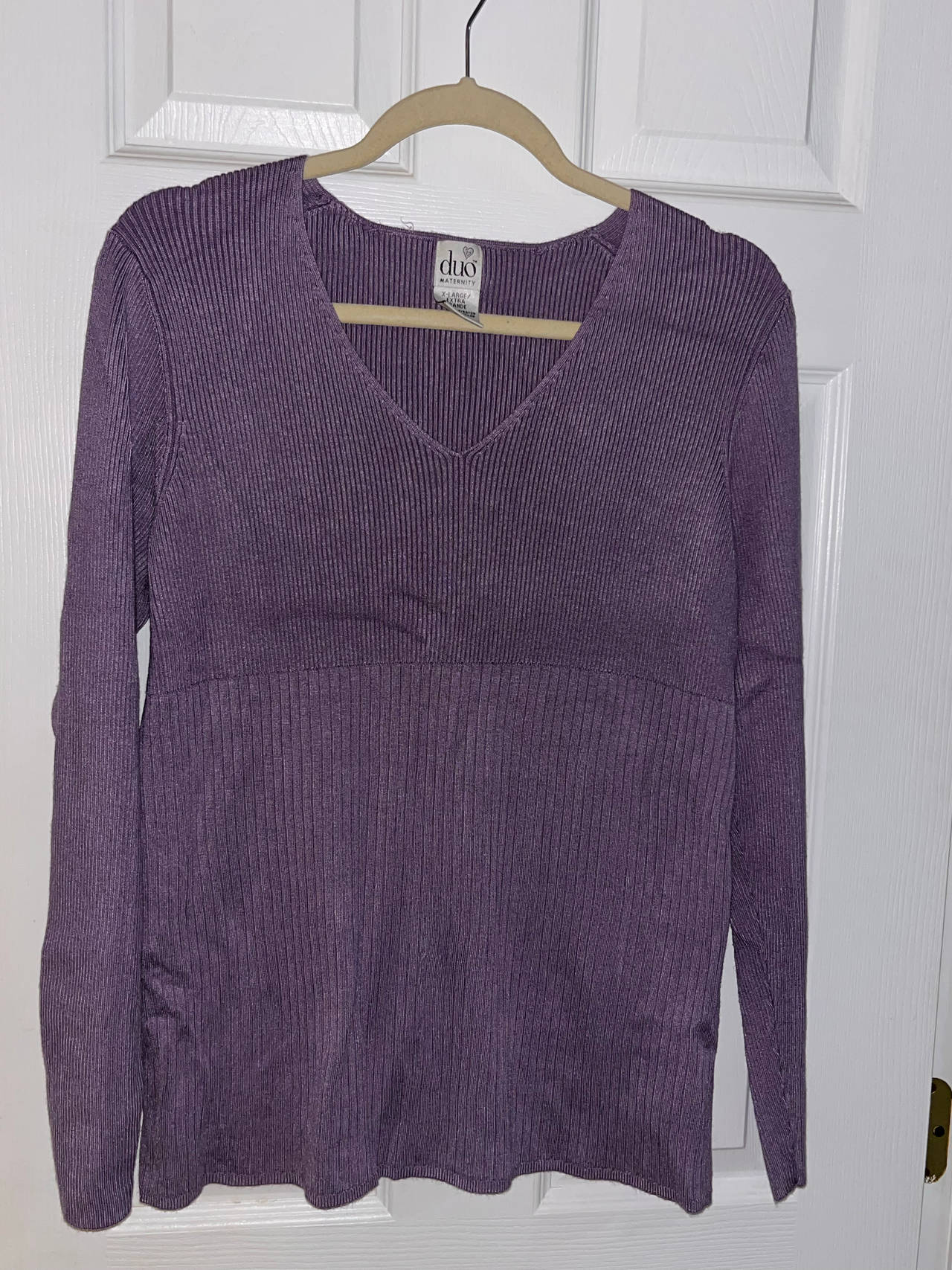 Duo Maternity Ribbed Sweater