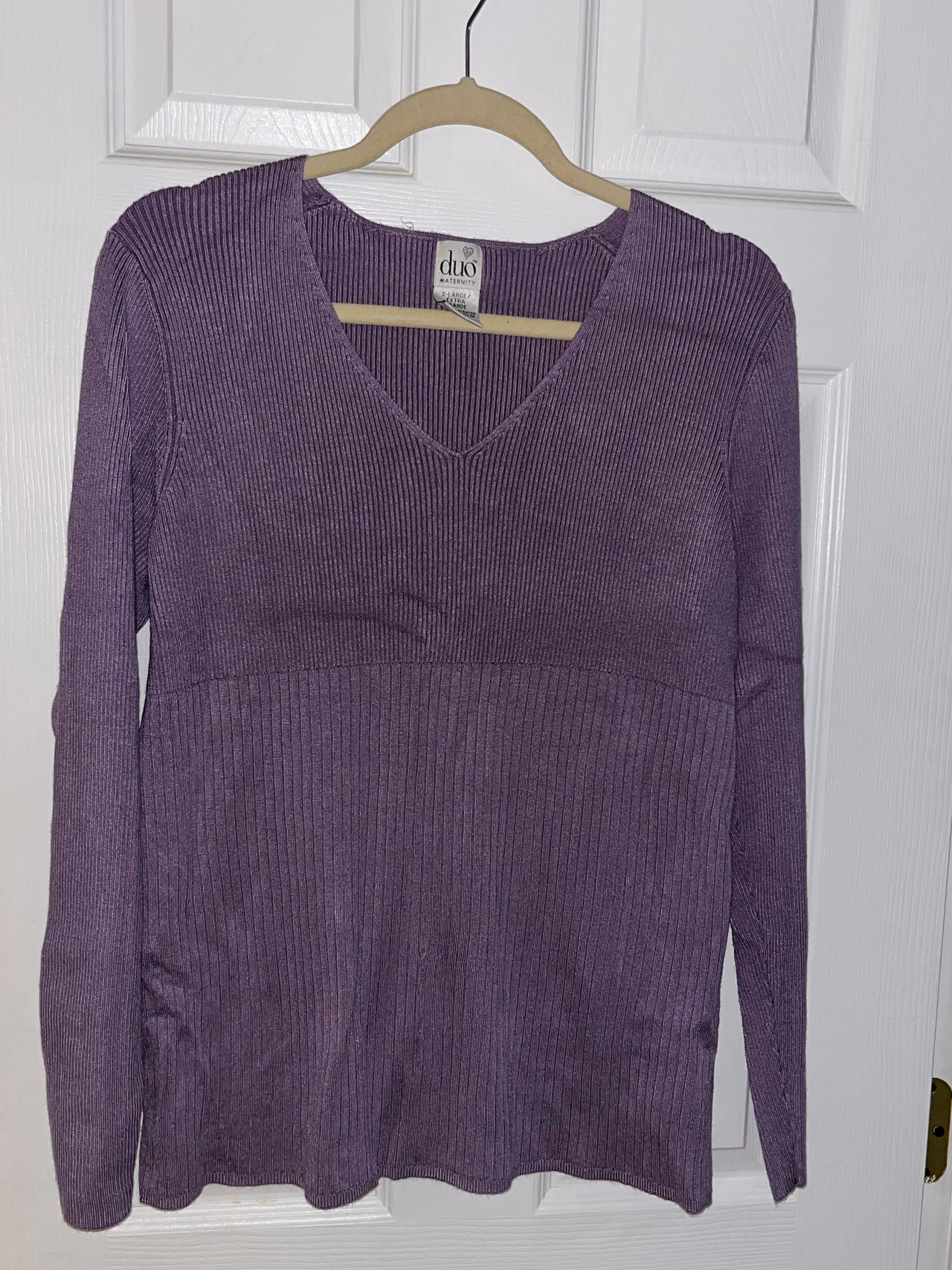Duo Maternity Ribbed Sweater