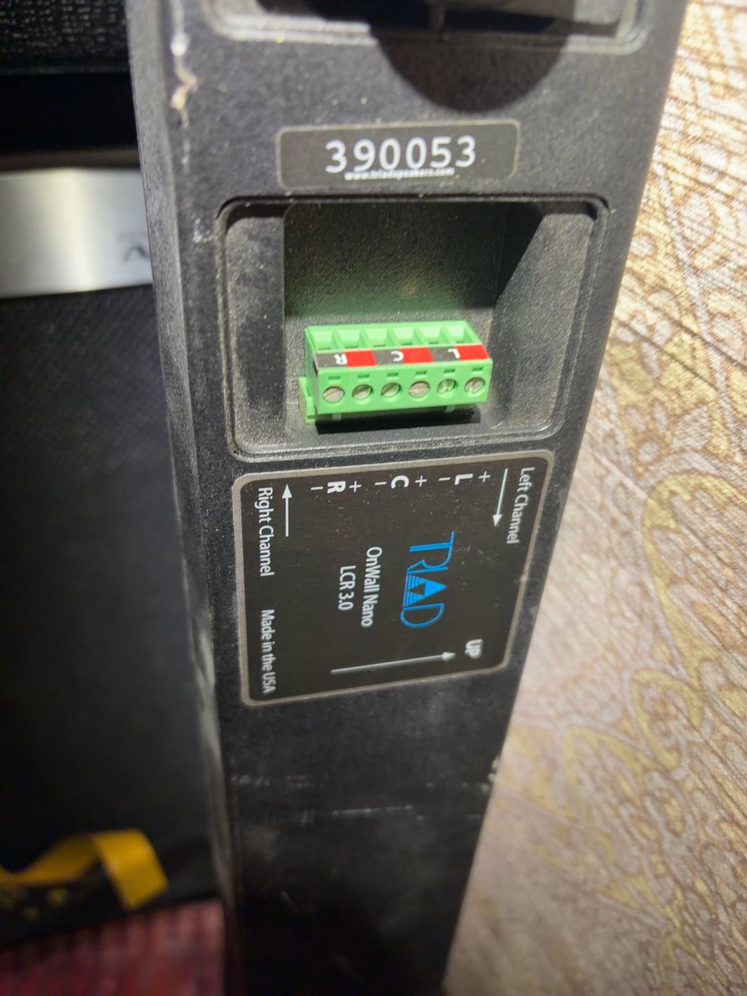 Triad Nano Series On-Wall LCR 3.0 Soundbar