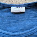 Zara Girls Shirt Size 8 Long Sleeve Sequin Tee Blue Gold Moon  - Image 2