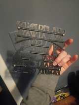 Vintage Cast Iron Welcome Family Cheer Sign - Image 3