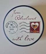 Atlanta Thrashers Blueland Signed Hockey Puck - Jeff Farkas #10 - Image 1