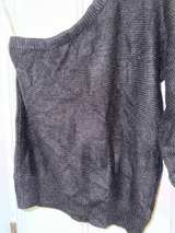 Lilly Pulitzer Maura Knit Sweater Black One-Shoulder XS - Image 5