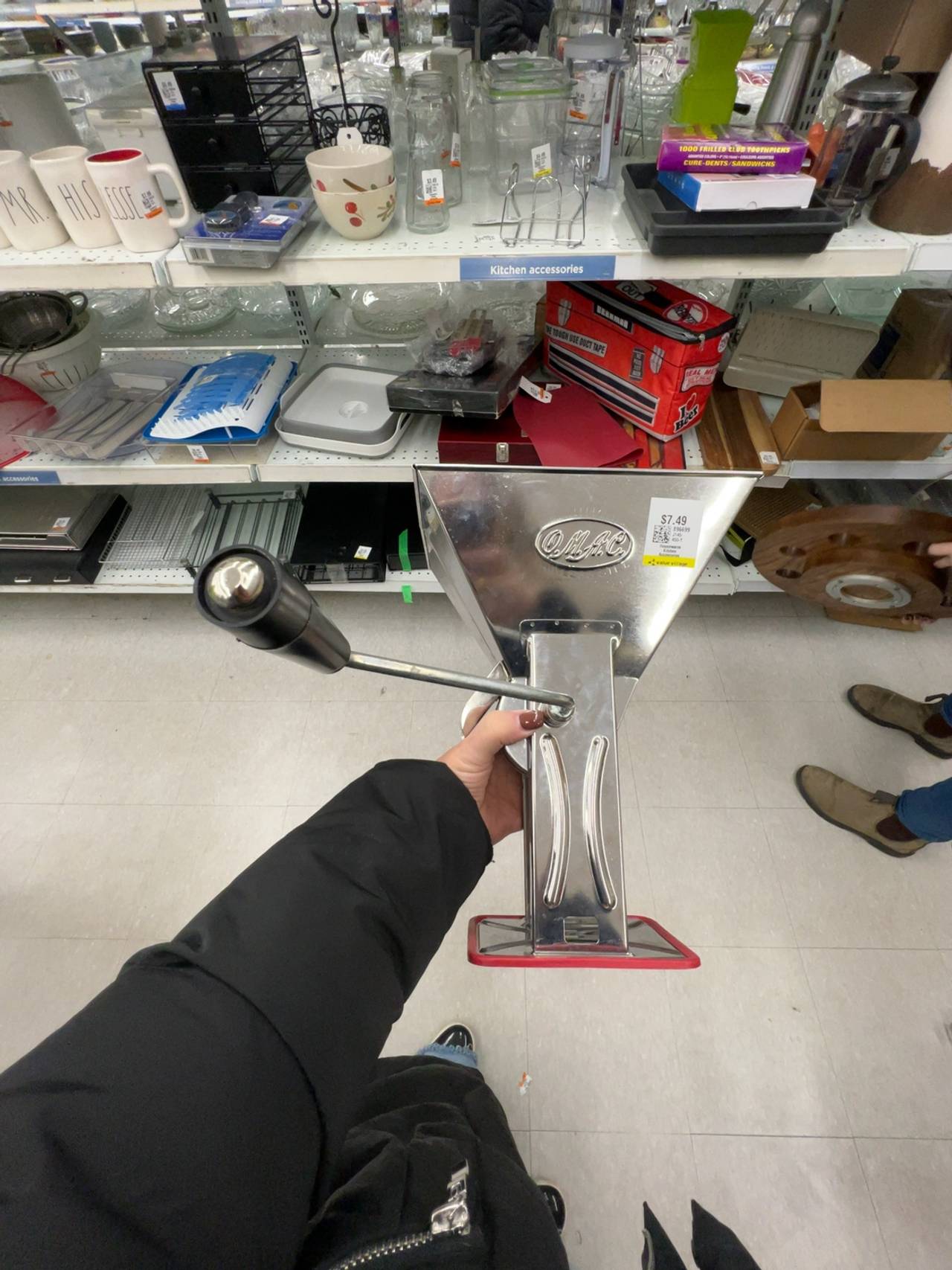 OMAC Super Gulliver Tomato Press Stainless Steel