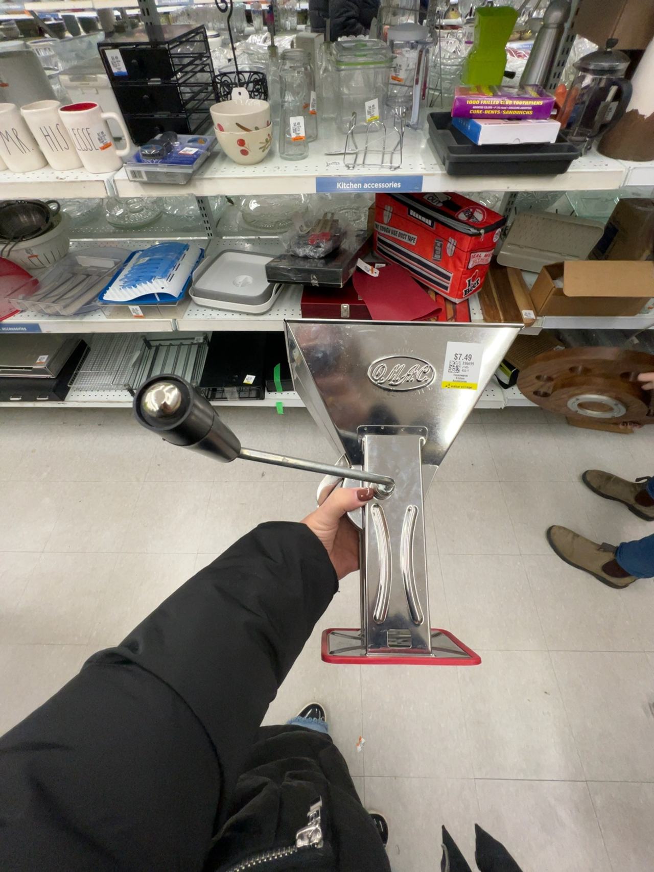 OMAC Super Gulliver Tomato Press Stainless Steel