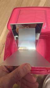 Béis x Barbie The Cosmetic Case in Pink Patent limited edition - Image 7