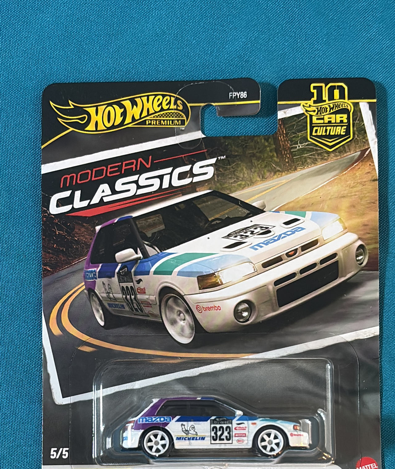 Hot Wheels Premium Modern Classics Mazda 323 GTR
