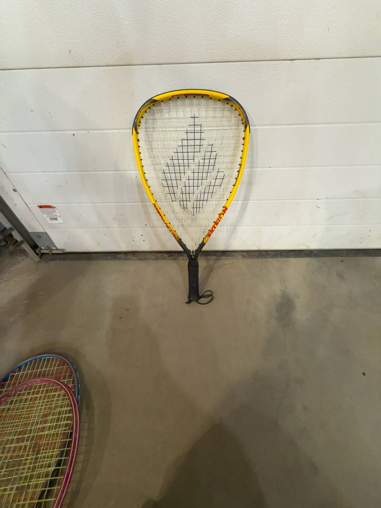 Ektelon Powerfan Nitro 900 Power Level Racquetball Racquet Yellow