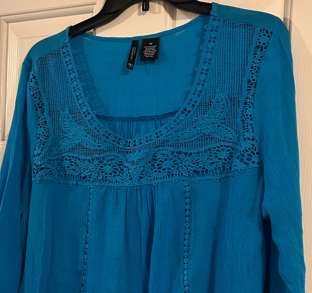 New Directions Crochet Lace Trim Top
