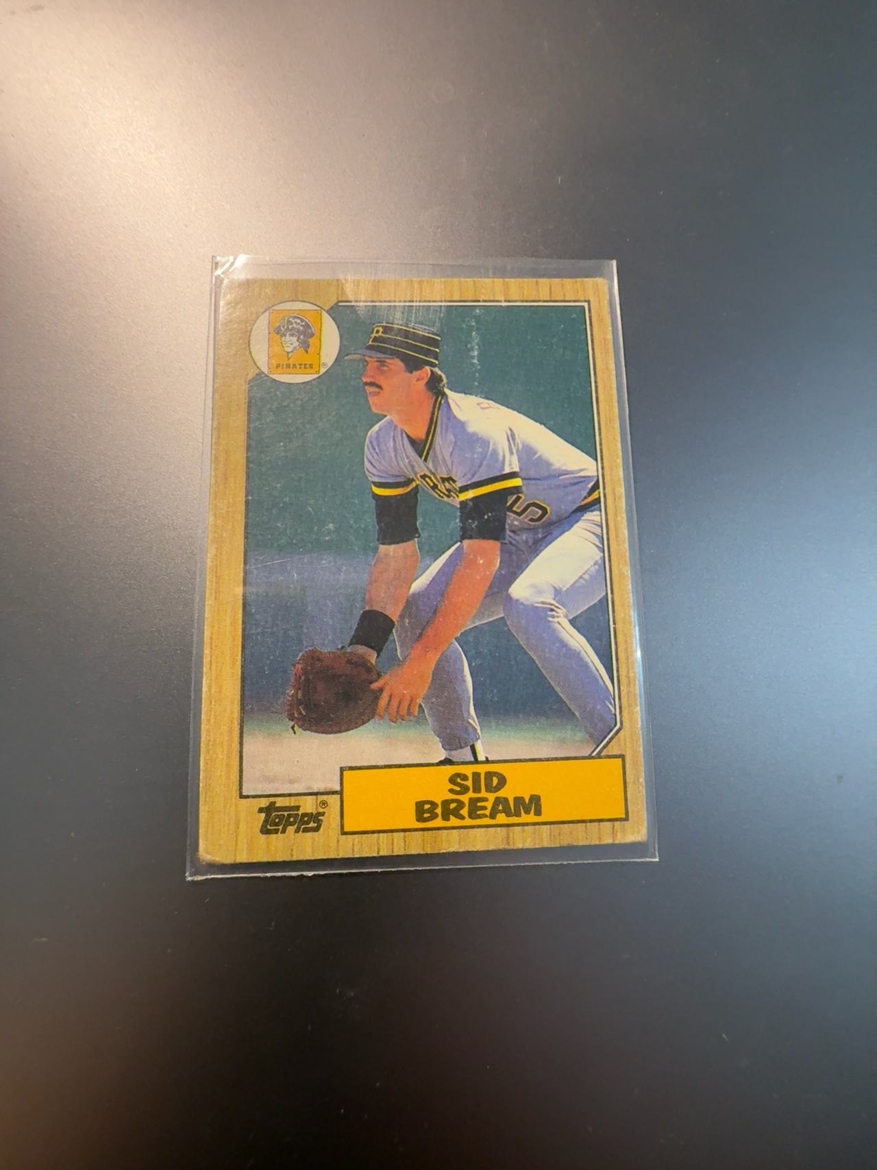 Topps 1987 Sid Bream #35 Pittsburgh Pirates Baseball Card