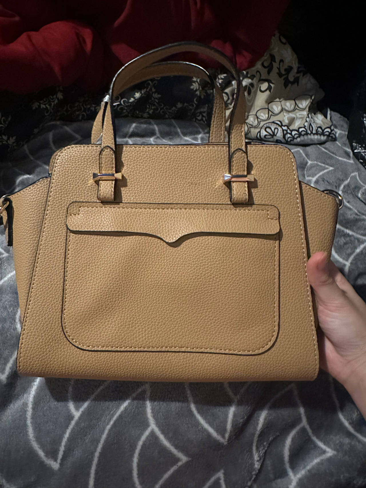 Structured Satchel Handbag