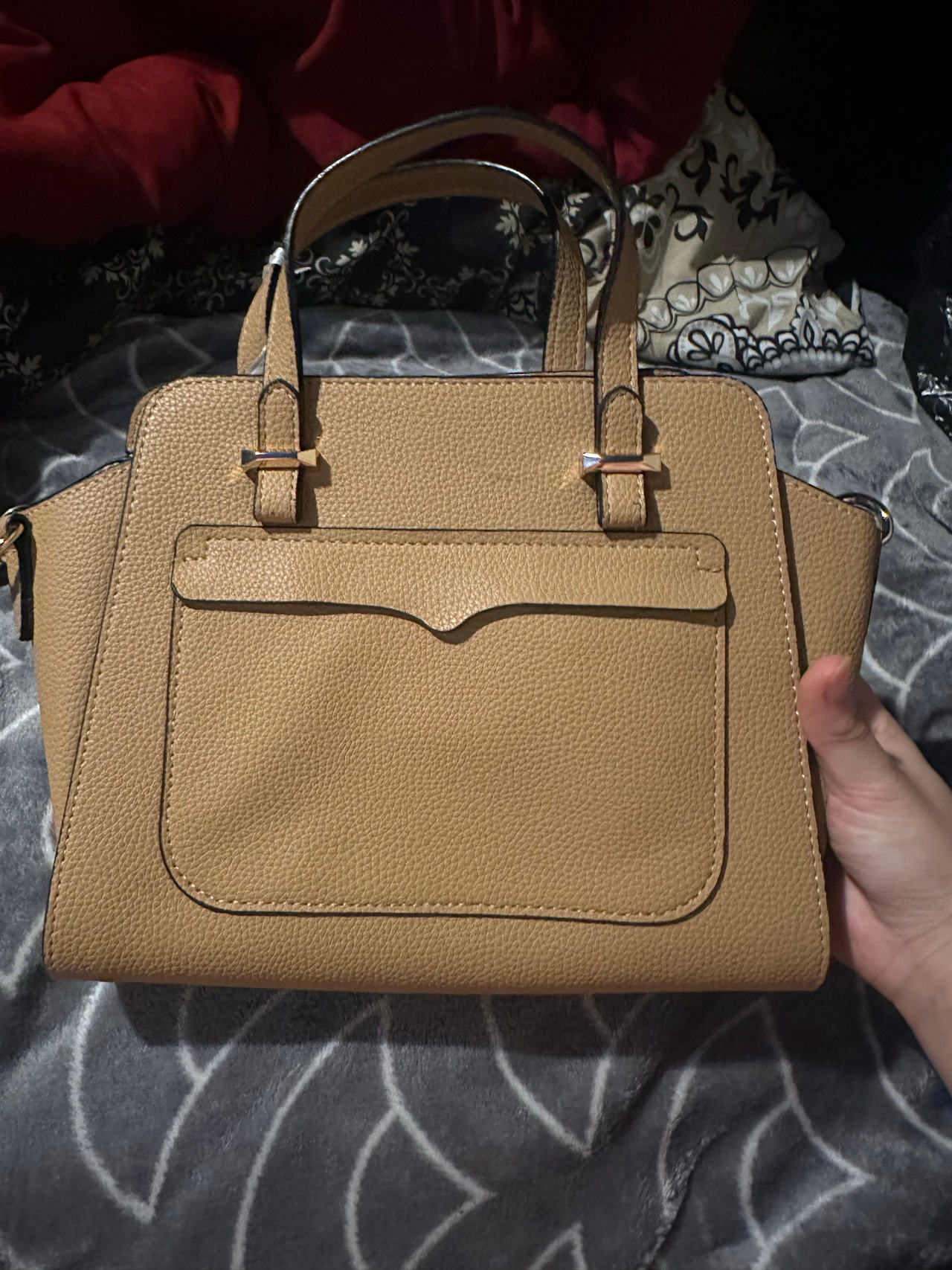 Structured Satchel Handbag