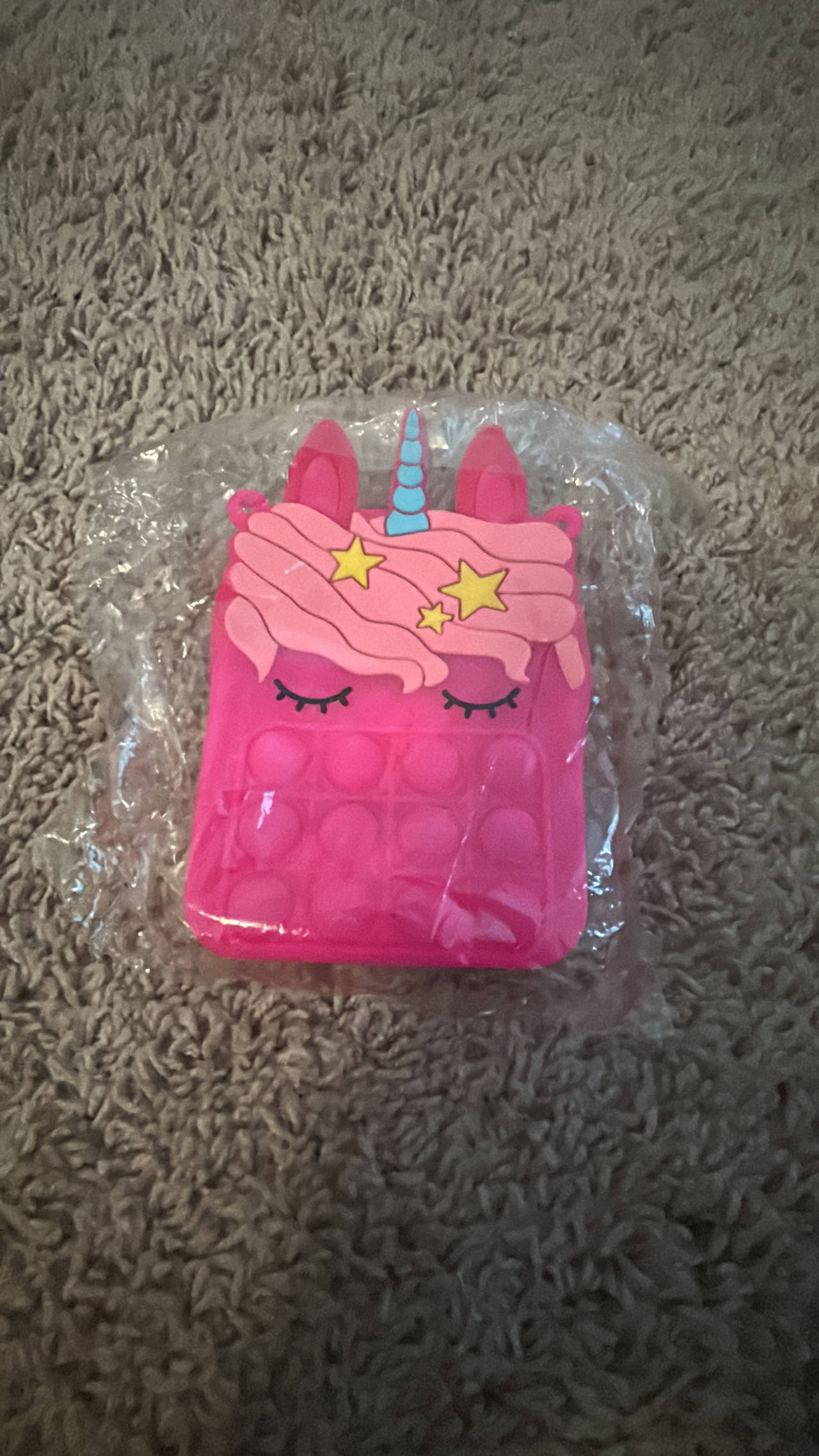 Unicorn Pop It Fidget Purse