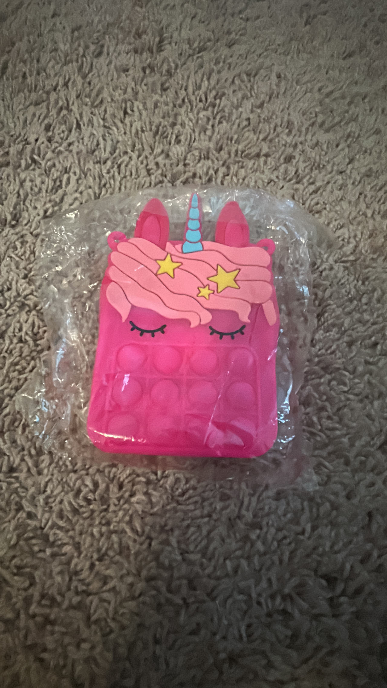 Unicorn Pop It Fidget Purse