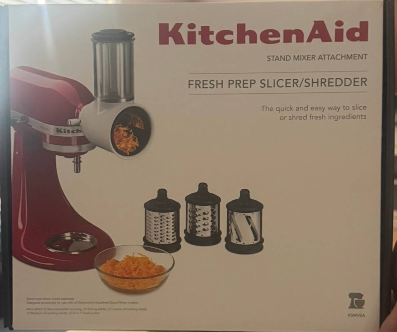 KitchenAid Fresh Prep Slicer/Shredder Attachment KSMVSA