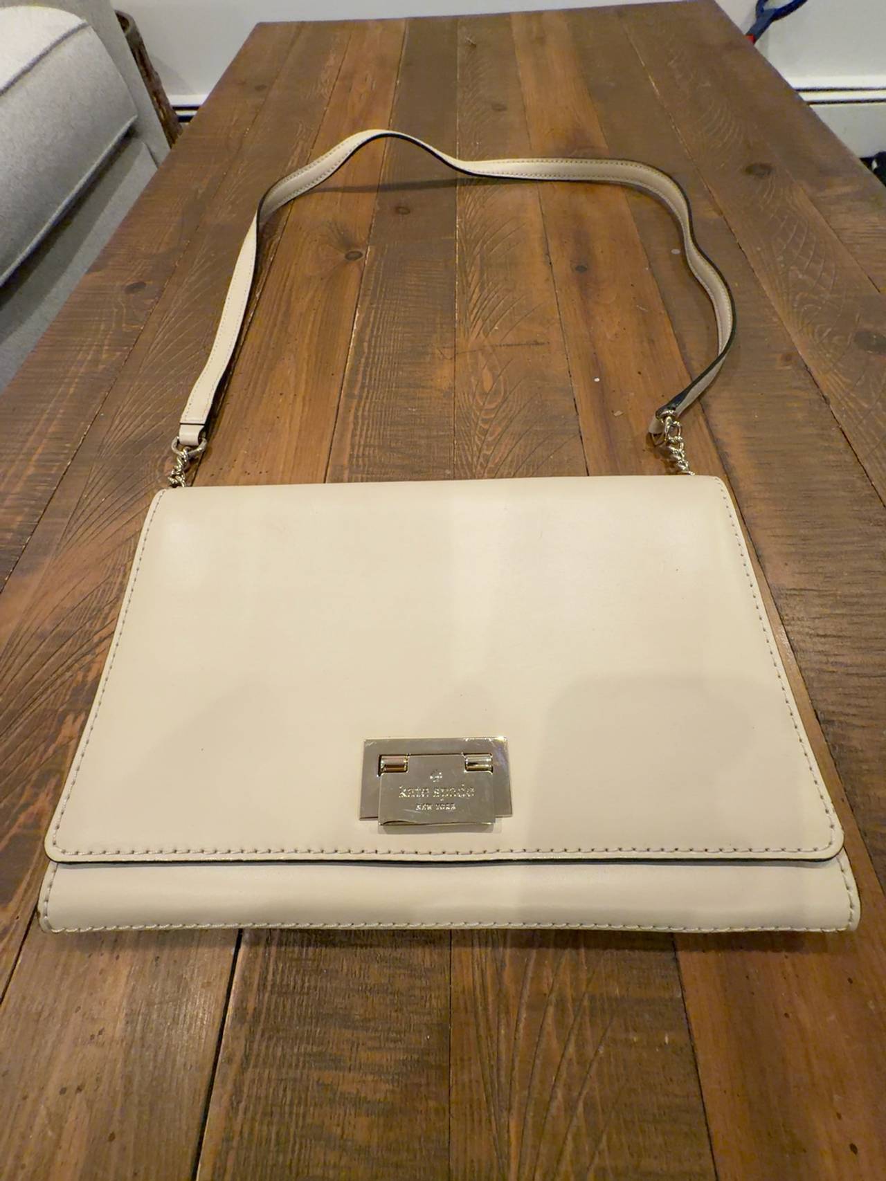 Kate Spade Envelope Style Crossbody Bag Cream