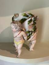 Porcelain Cherub Planter - Image 6