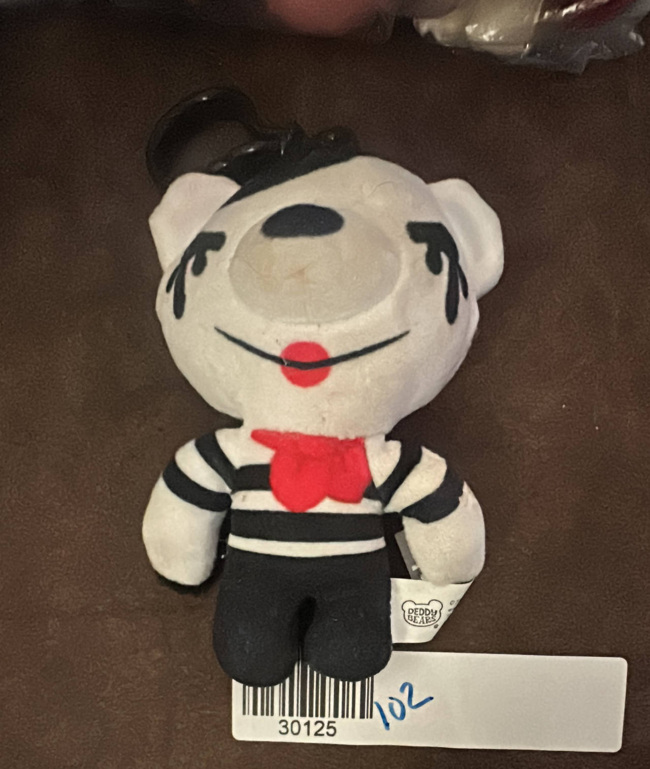 Deddy Bears Mime Bear Plush Clip-On 102
