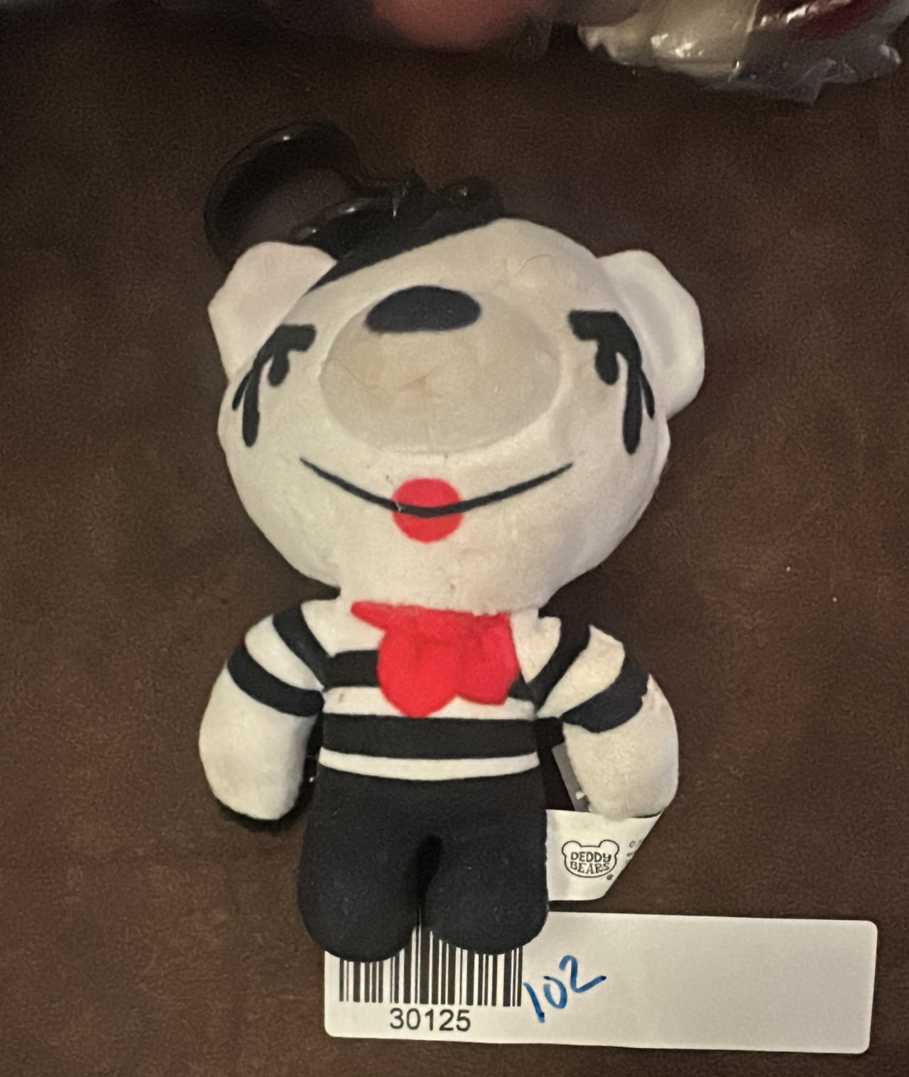 Deddy Bears Mime Bear Plush Clip-On 102