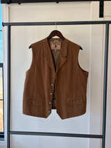 Madison Creek Outfitters Brown Canvas Vest - Image 1