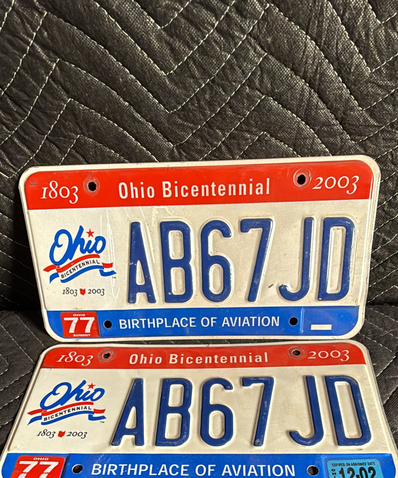Ohio Bicentennial License Plate (2003)