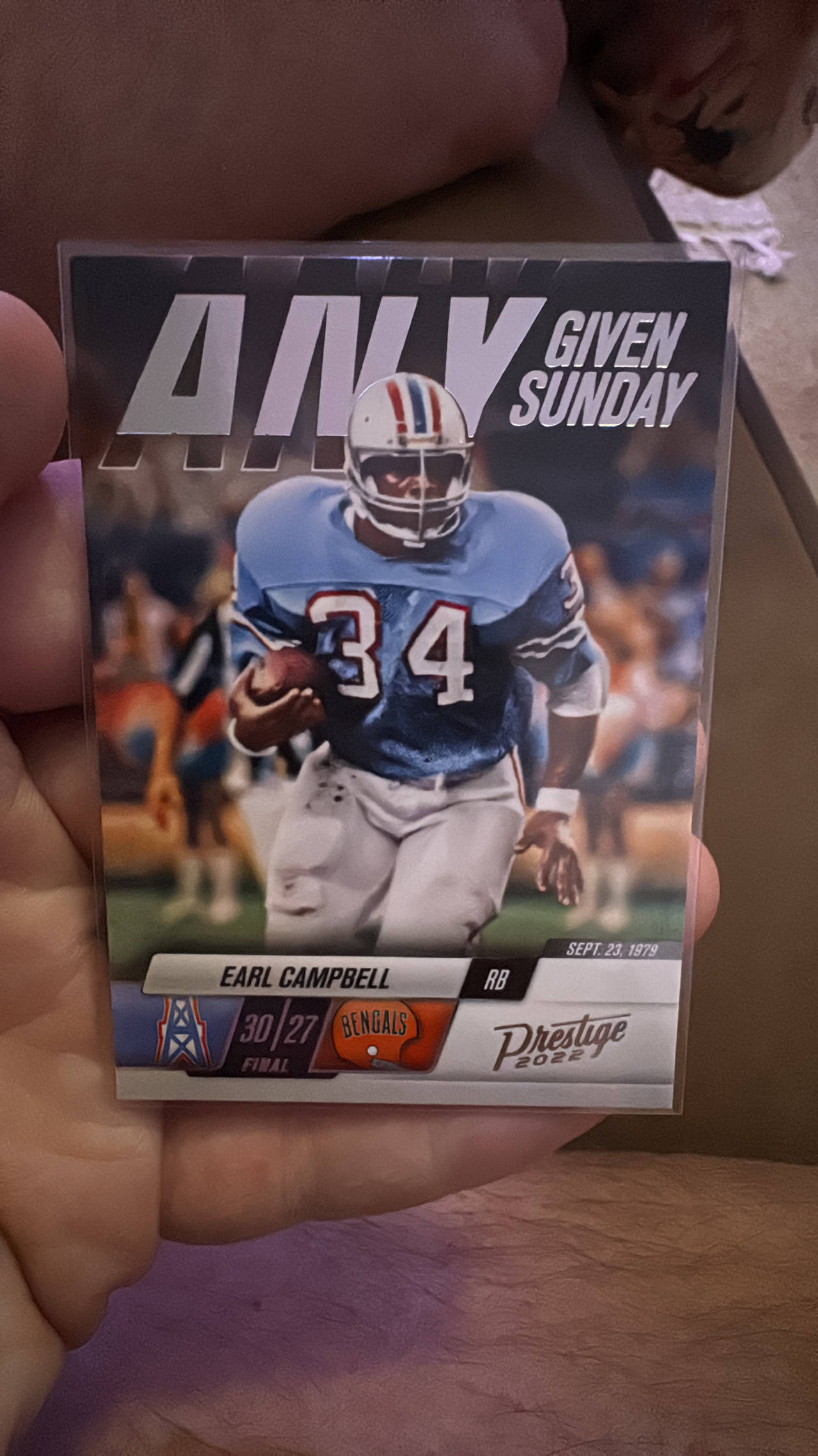 Earl Campbell Football Card