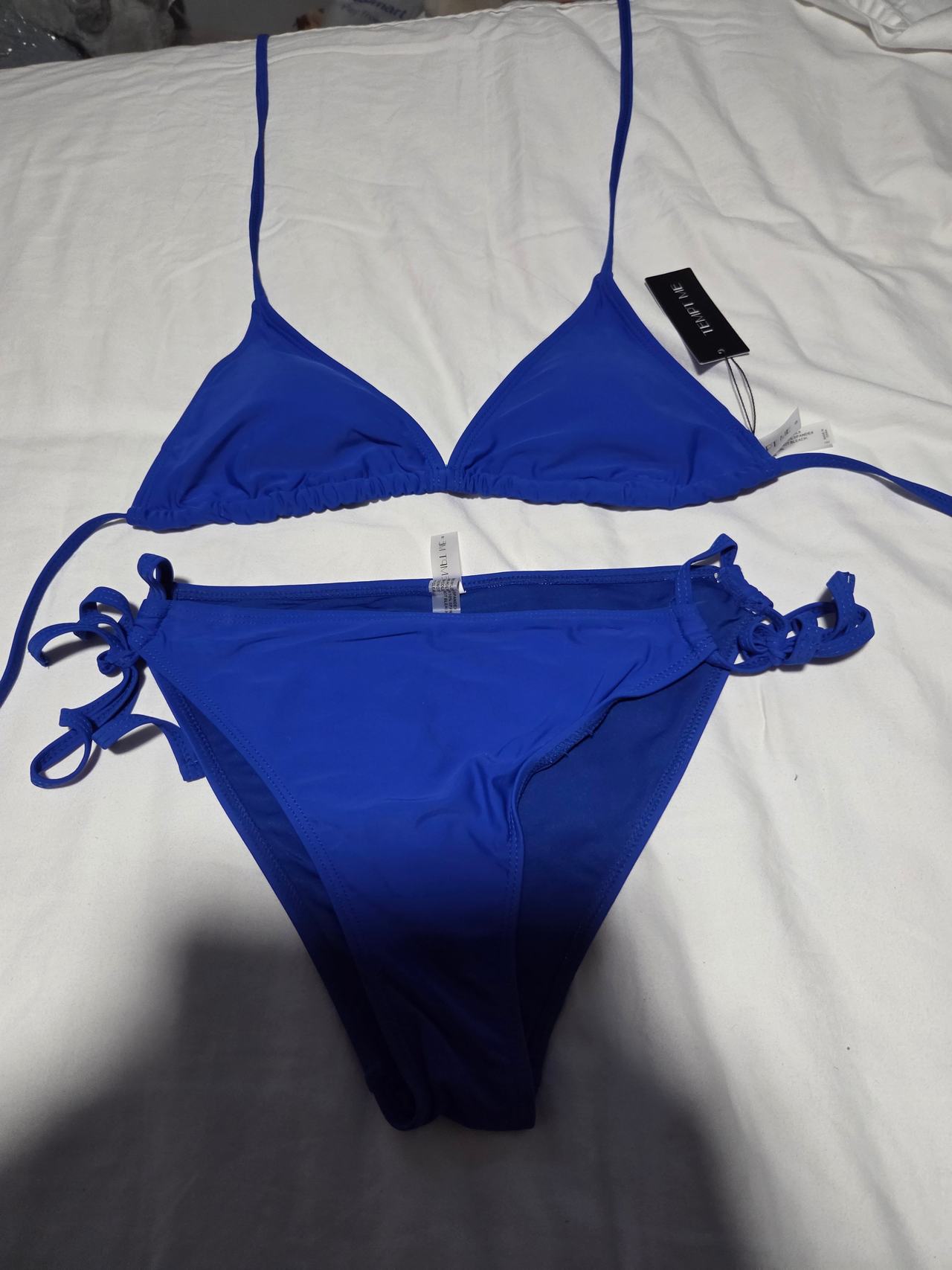 Fashion Nova Beach Bum Triangle Bikini Set