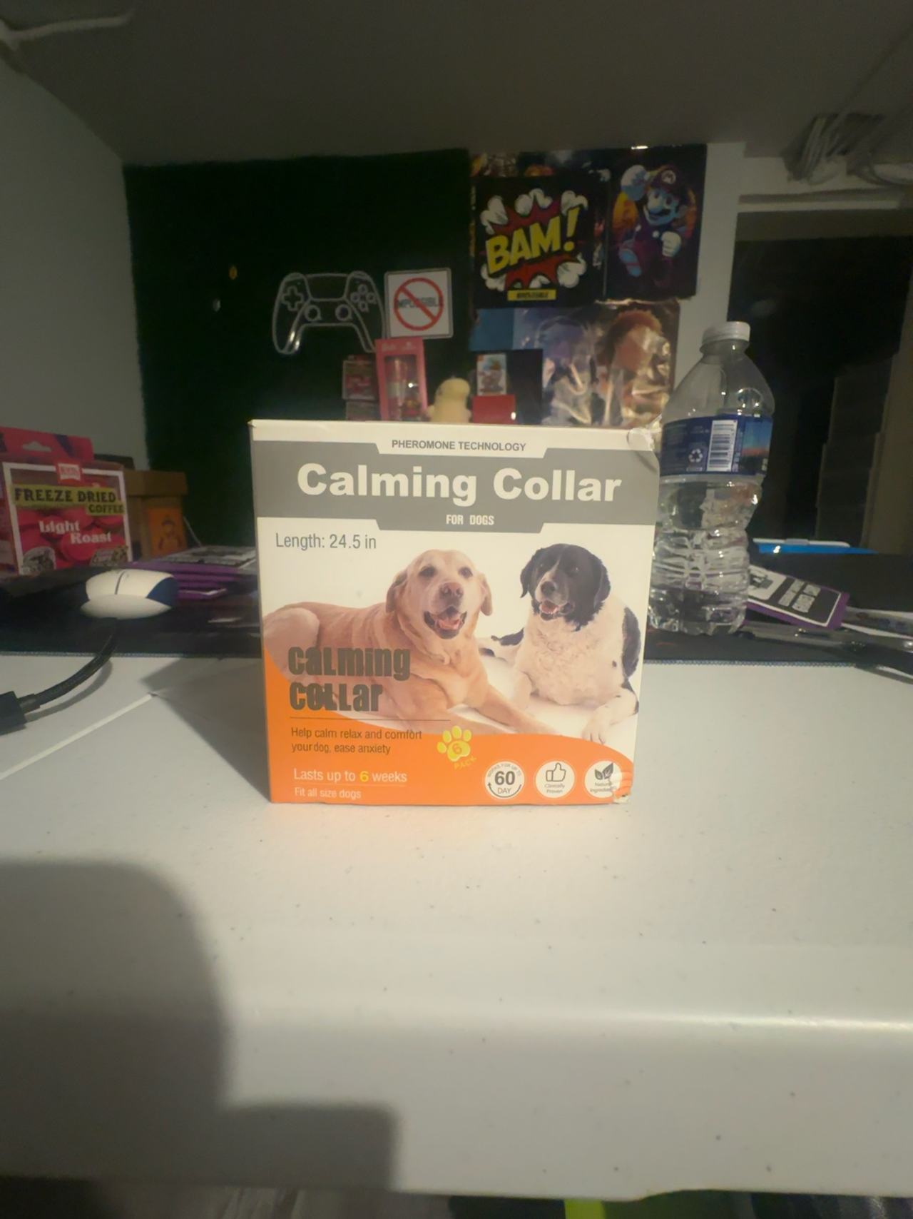Dog 6PCS Calming Collar Adjustable 25-Inch Pheromone Lasts 6 Weeks
