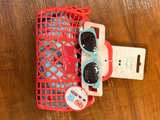 Sun Squad Kids' Flamingo Sun Set with Basket, Hat, and Sunglasses - Image 4