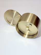 Tiffany & Co. Brass Swivel Desk Clock - Image 1