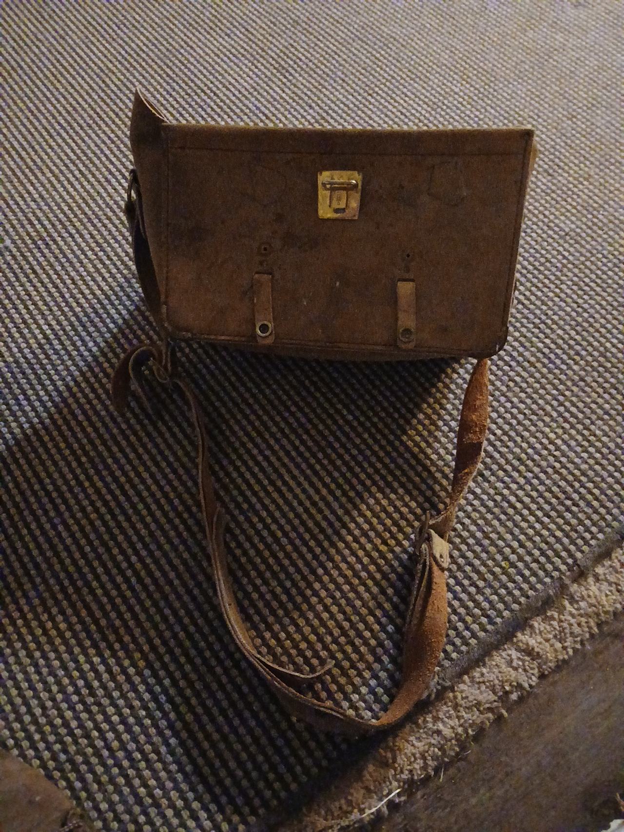 Vintage Leather Doctor Bag Satchel