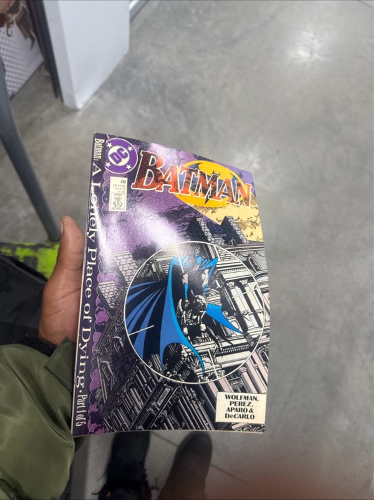DC Comics Batman #440 A Lonely Place of Dying