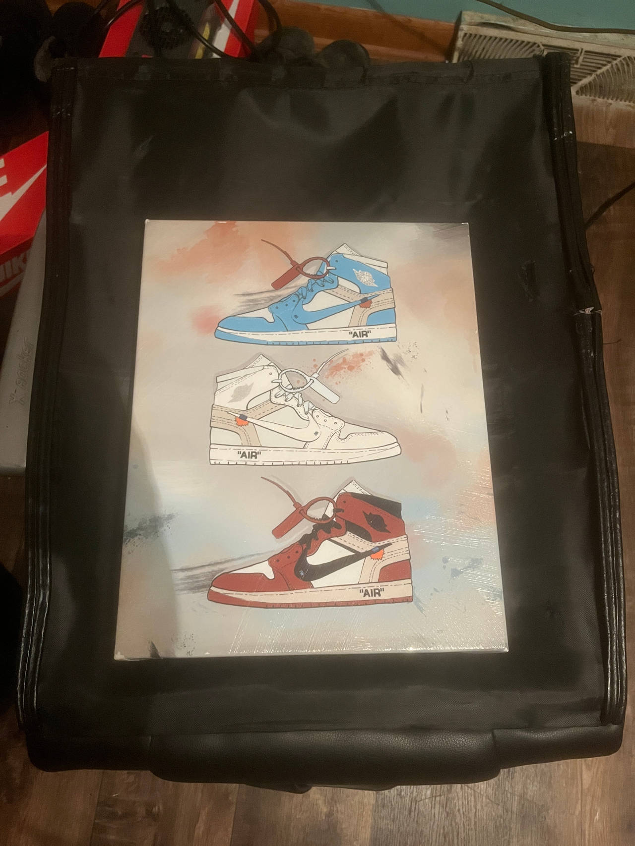 Off-White x Air Jordan 1 Art Print