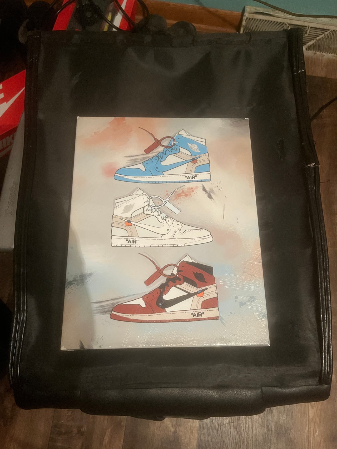 Off-White x Air Jordan 1 Art Print