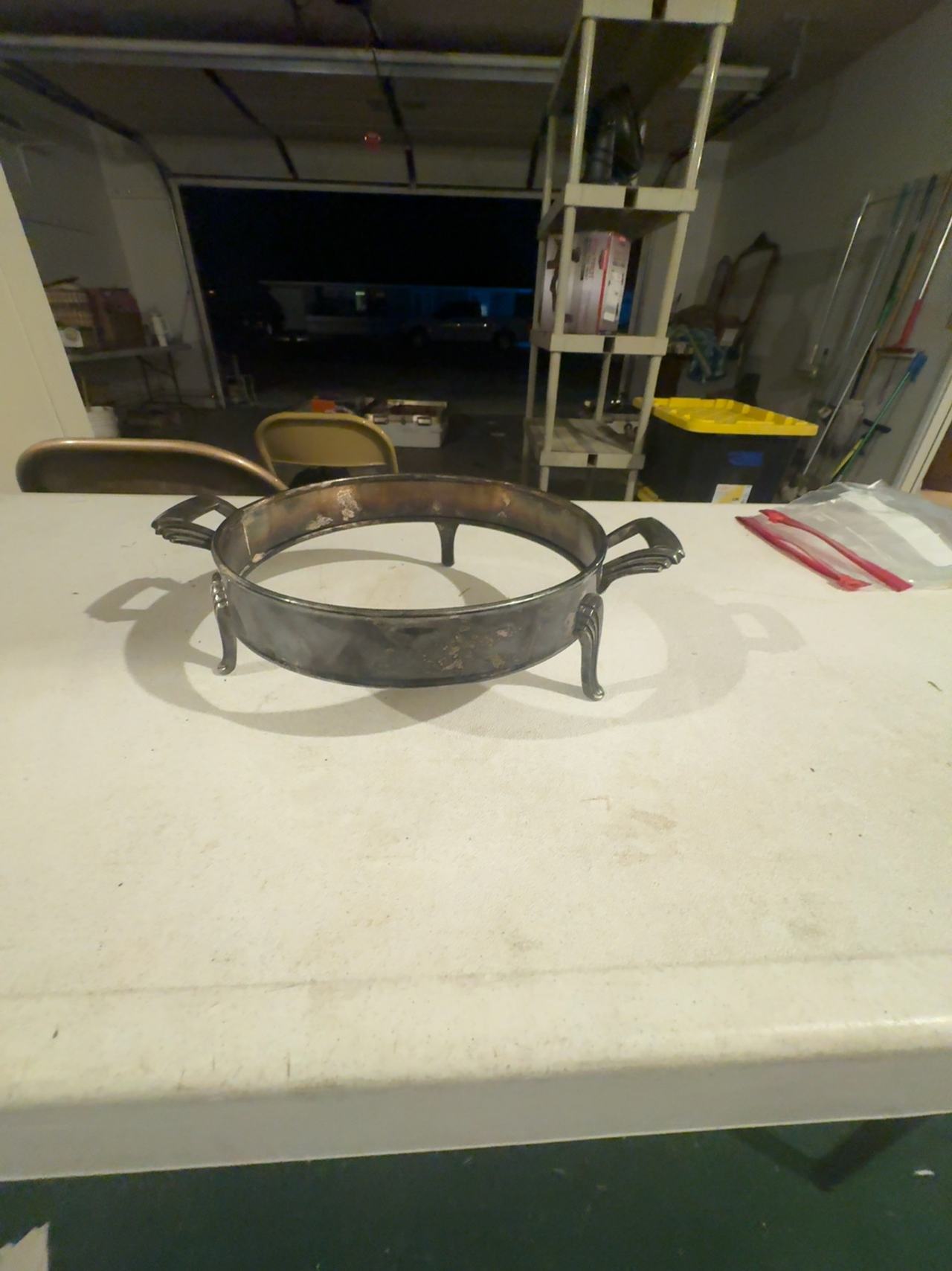 Farber Bros Silverplate Oval Jardiniere Centerpiece Bowl