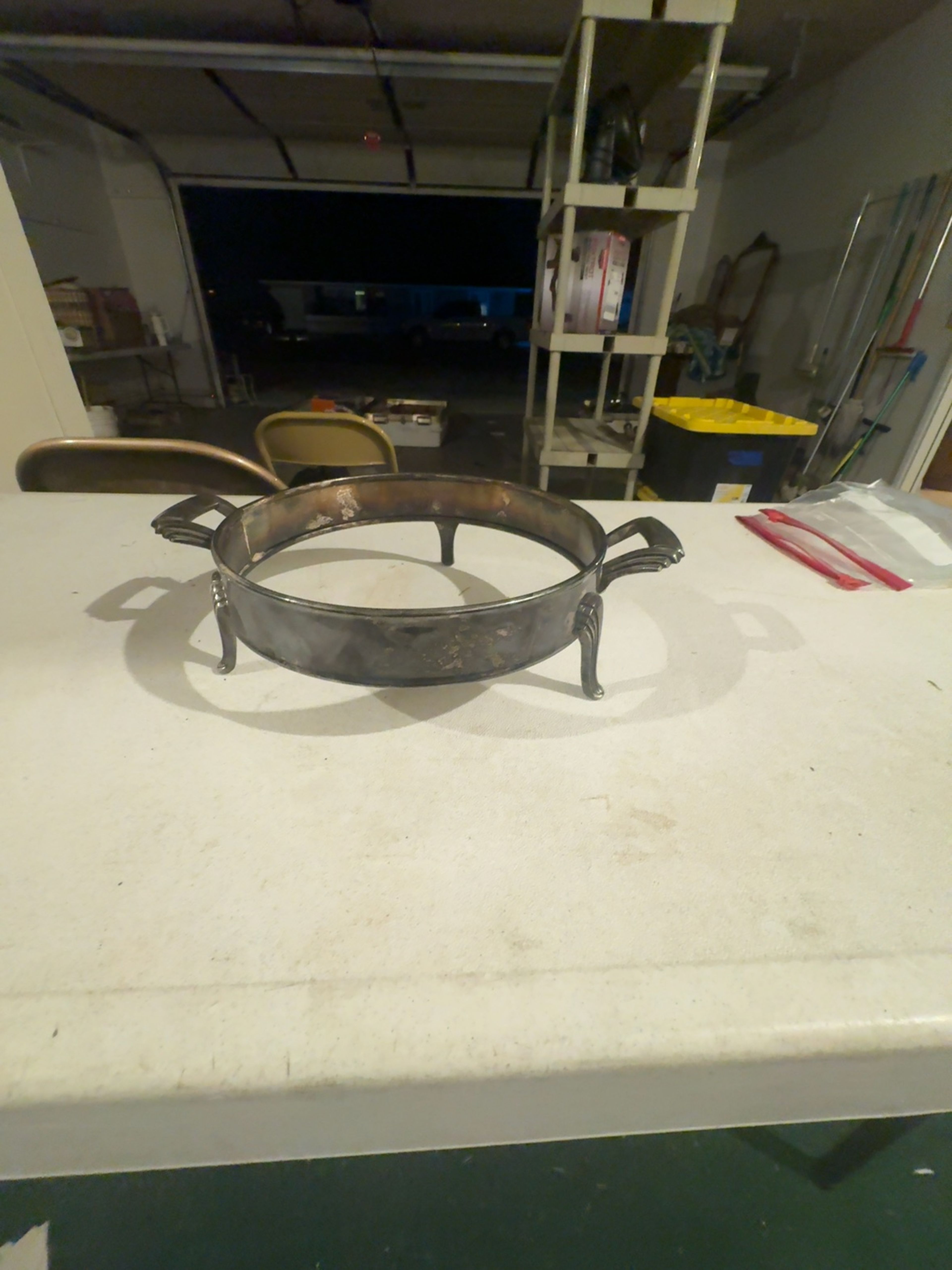 Farber Bros Silverplate Oval Jardiniere Centerpiece Bowl
