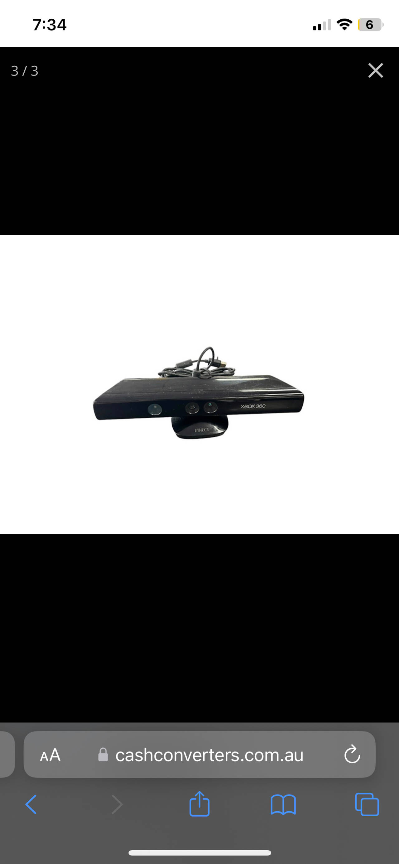Xbox 360 Kinect Sensor