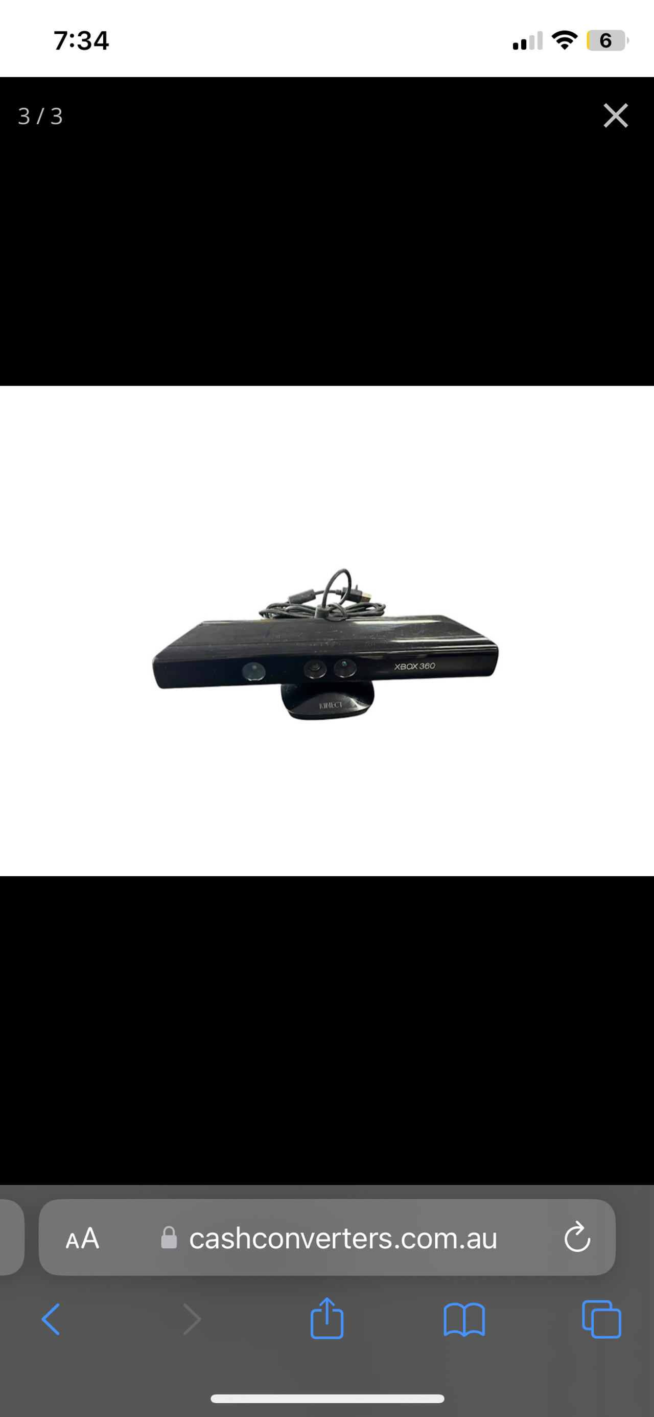 Xbox 360 Kinect Sensor
