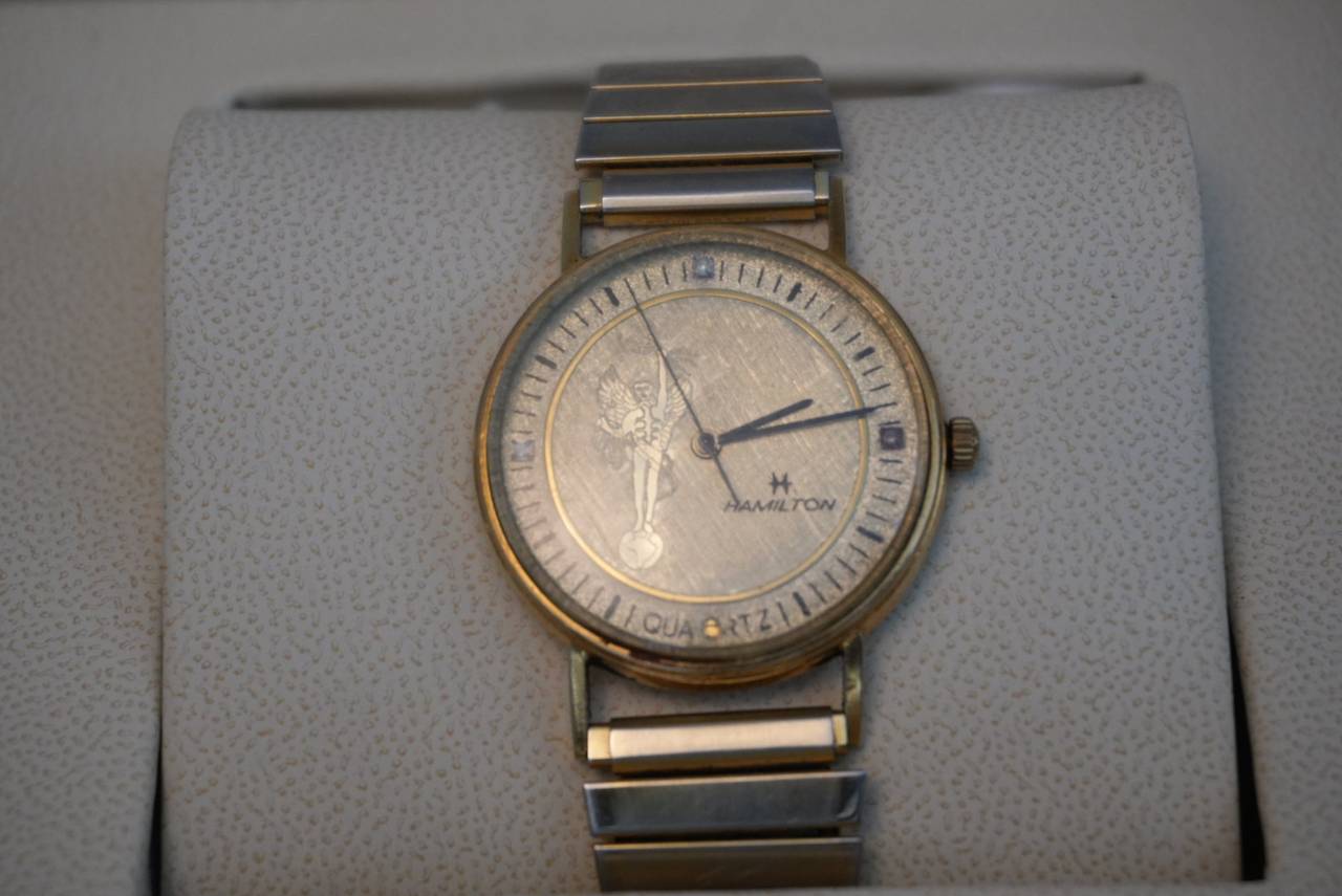Vintage Hamilton Quartz “Angel” Dial Watch – Swiss Runs