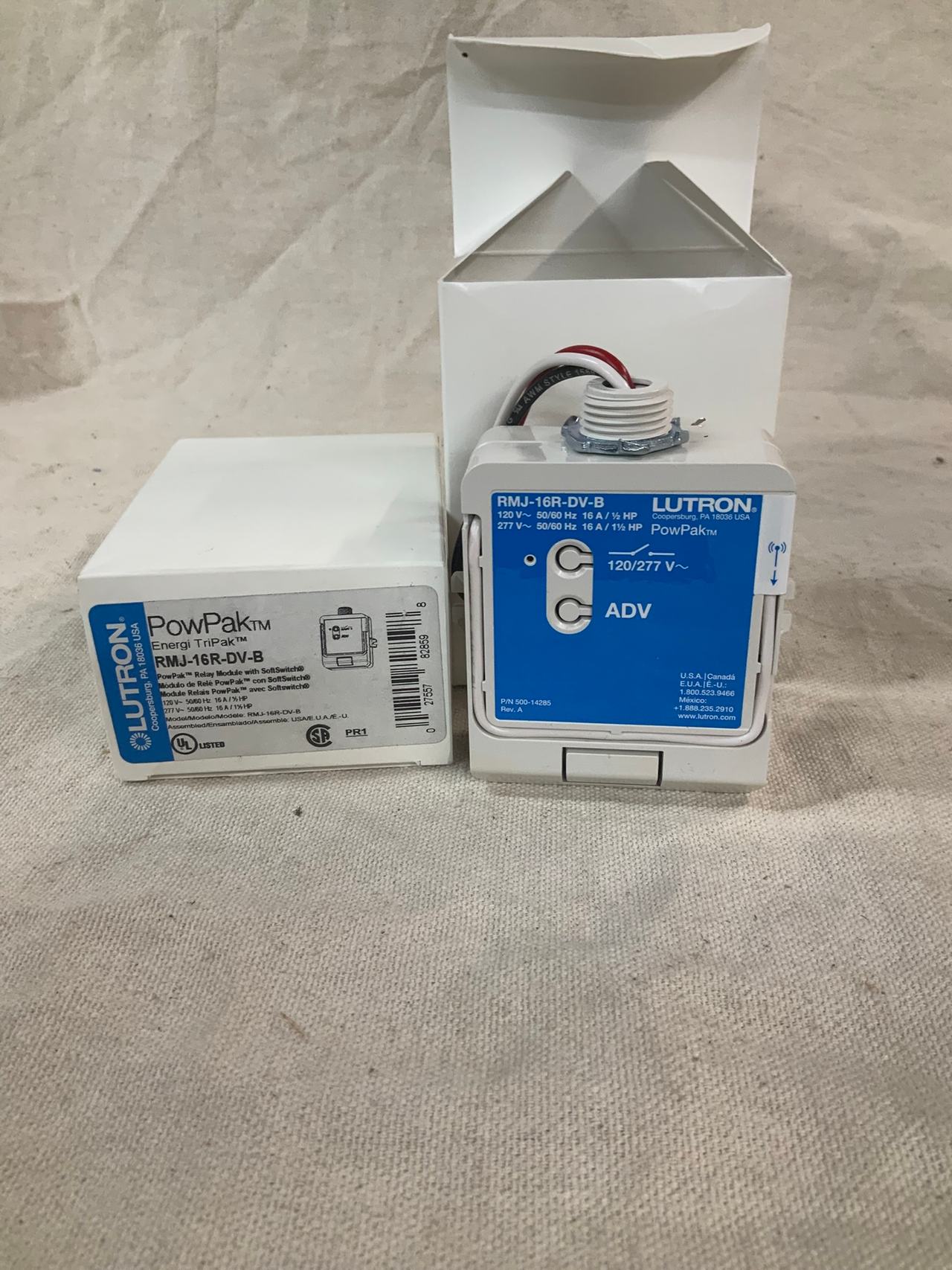 Lutron PowPak RMJ-16R-DV-B Relay Module
