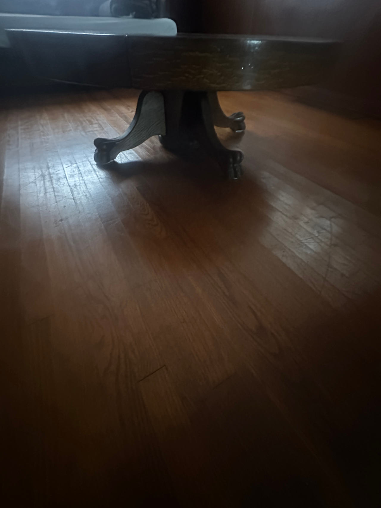 Antique Pedestal Coffee Table