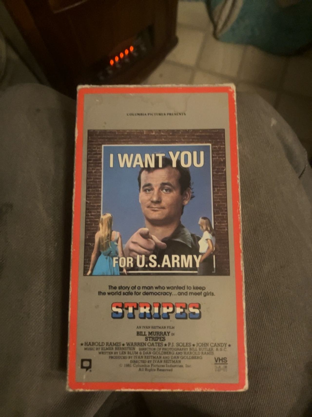 RCA Stripes VHS Tape