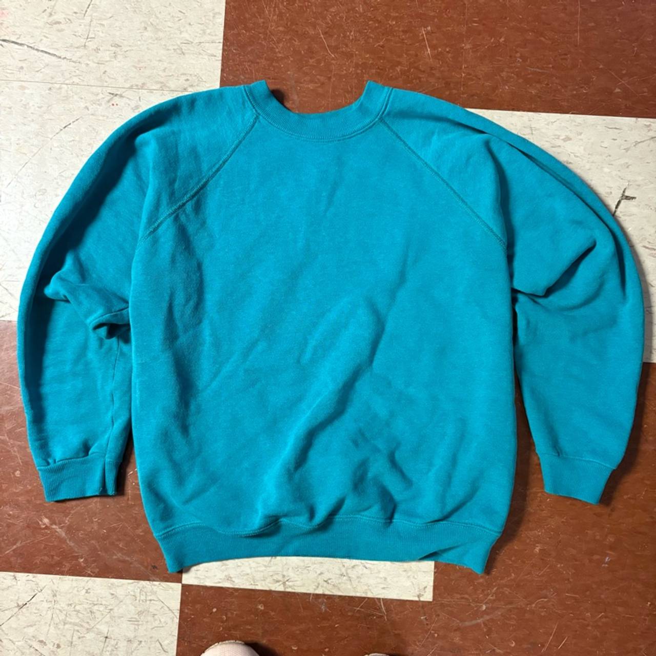 Vintage Hanes Turquoise Crewneck