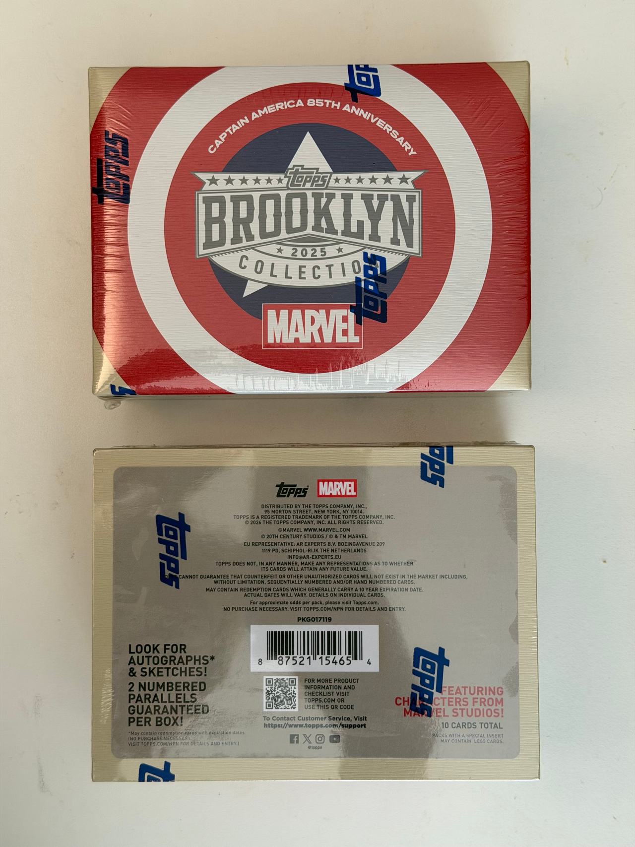 Sealed 2026 Topps Brooklyn Collection Marvel Captain America 85th Anniversary