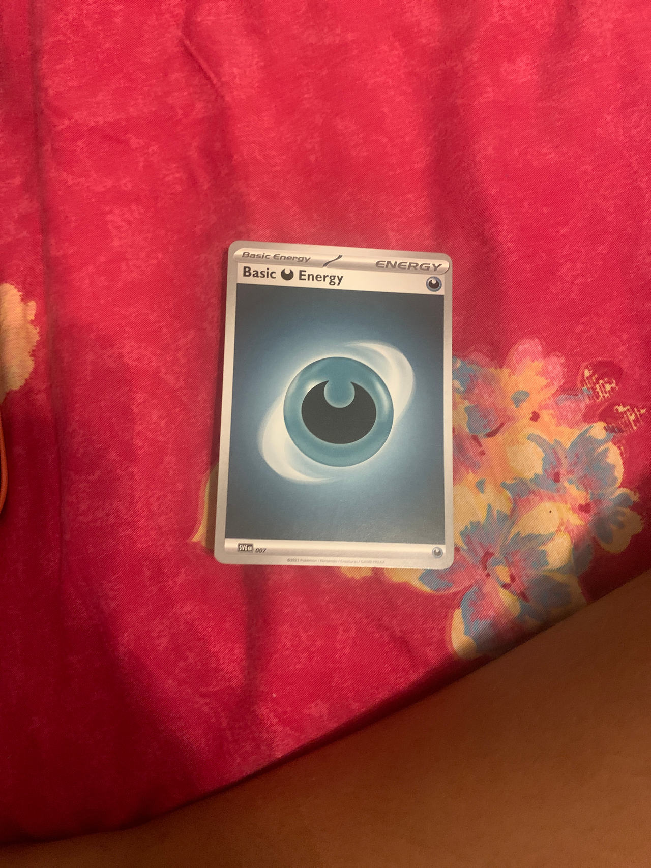 Pokémon TCG Basic Darkness Energy Card
